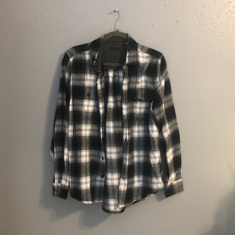 Black and white flannel